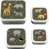 A Little Lovely Company Snackbox Saet, Savanna