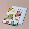 All By Voss Kort A7, Papillon Rose