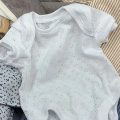 Asi Dukketøj Kortaermet Body - Hvid