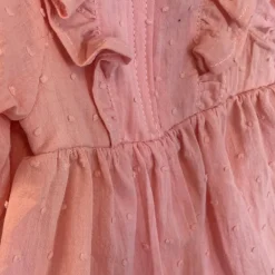 Asi Dukketøj Langaermet Kjole - Rosa