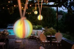 Authentic Models Luftballon 32Cm, Rainbow - Led Lys