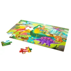 B. Toys Gulvpuslespil - Dino, 48 Brikker