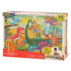 B. Toys Gulvpuslespil - Dino, 48 Brikker