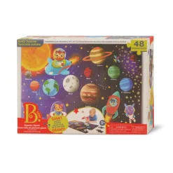 B. Toys Gulvpuslespil - Solsystemet, 48 Brikker