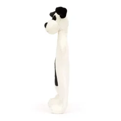 Baby Jellycat Bashful Hund, Sort/Creme Putteklud