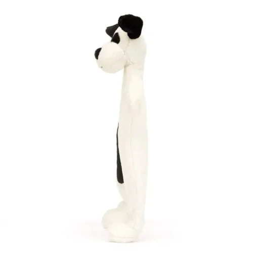 Baby Jellycat Bashful Hund, Sort/Creme Putteklud