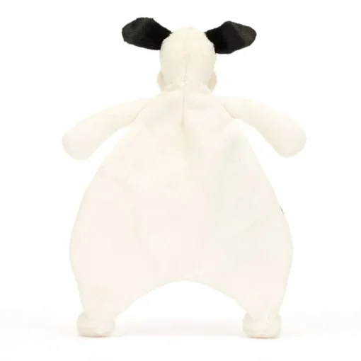 Baby Jellycat Bashful Hund, Sort/Creme Putteklud