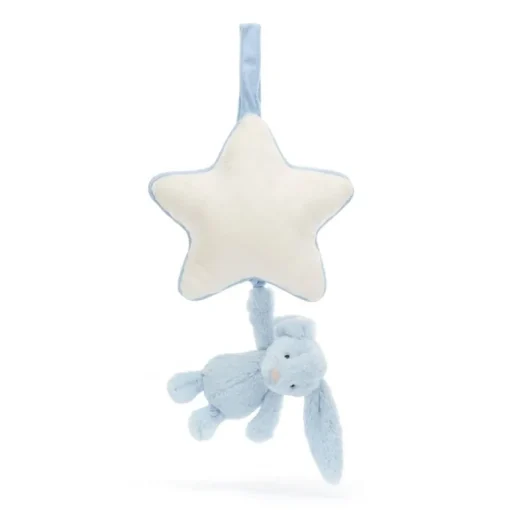 Baby Jellycat Bashful Kanin, Lysebla Spilledase