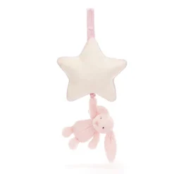 Baby Jellycat Bashful Kanin, Lyserod Spilledase