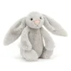 Baby Jellycat Bashful Kanin, Silver 18 Cm