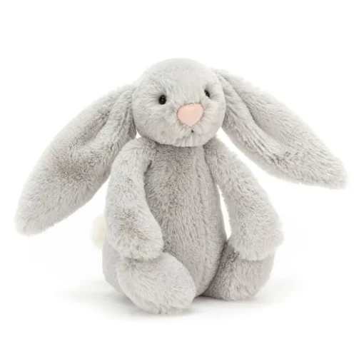 Baby Jellycat Bashful Kanin, Silver 18 Cm