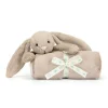 Baby Jellycat Bashful Kanin, Beige Taeppe
