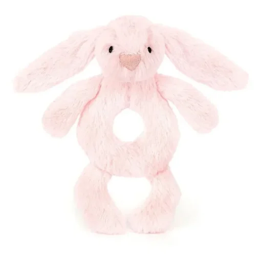 Baby Jellycat Bashful Kanin, Lyserod Rangle