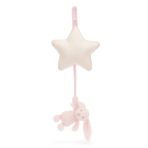 Baby Jellycat Bashful Kanin, Lyserod Spilledase
