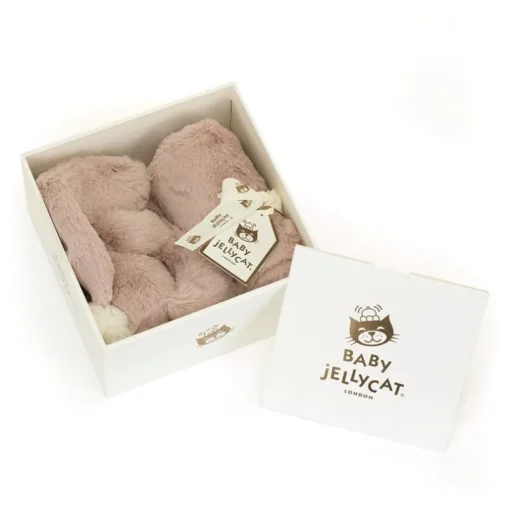 Baby Jellycat Bashful Kanin Luxe, Rosa Nusseklud