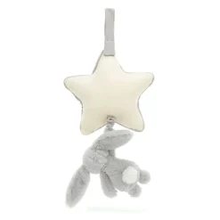 Baby Jellycat Bashful Kanin, Silver Spilledase