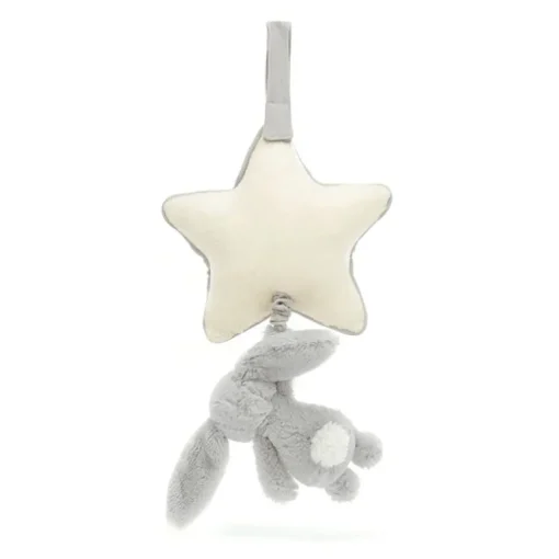 Baby Jellycat Bashful Kanin, Silver Spilledase