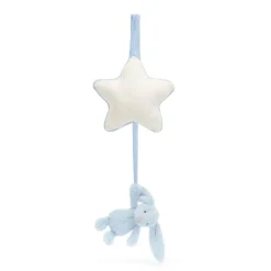 Baby Jellycat Bashful Kanin, Lysebla Spilledase