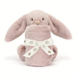 Baby Jellycat Bashful Kanin Luxe, Rosa Nusseklud