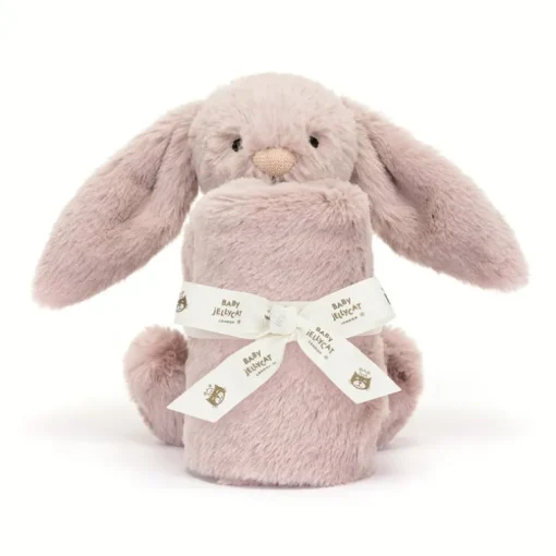 Baby Jellycat Bashful Kanin Luxe, Rosa Nusseklud
