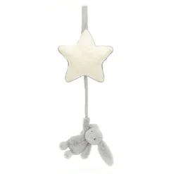 Baby Jellycat Bashful Kanin, Silver Spilledase