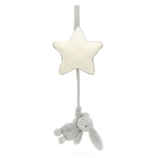 Baby Jellycat Bashful Kanin, Silver Spilledase