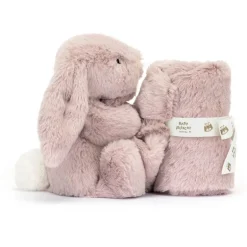 Baby Jellycat Bashful Kanin Luxe, Rosa Nusseklud
