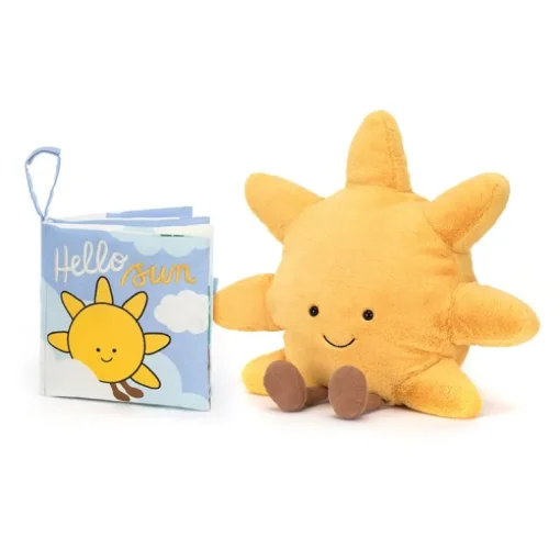 Baby Jellycat Stofbog, Hallo Sun