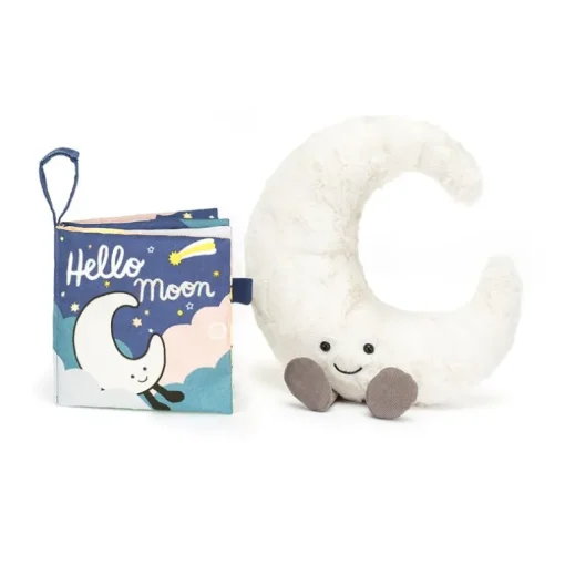 Baby Jellycat Stofbog, Hallo Moon