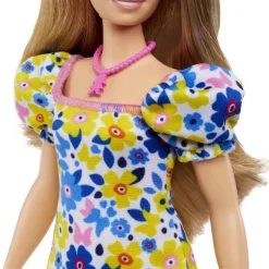 Barbie Fashionista Doll Yellow Blue Floral (Ds)