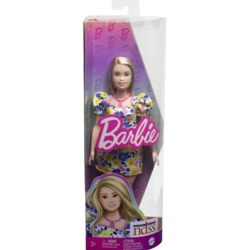 Barbie Fashionista Doll Yellow Blue Floral (Ds)