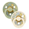 Bibs Liberty 2Pk Colour Latex Str.2, Eloise Sage