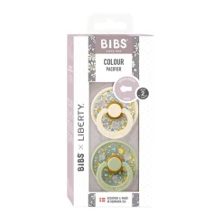 Bibs Liberty 2Pk Colour Latex Str.2, Eloise Sage