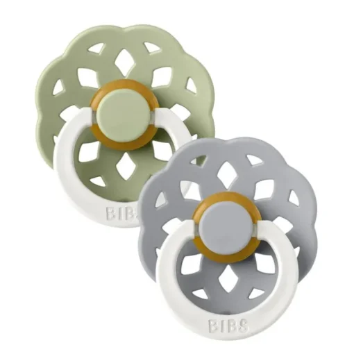 Bibs 2Pk Boheme Glow Latex Str.2, Sage/Cloud Night