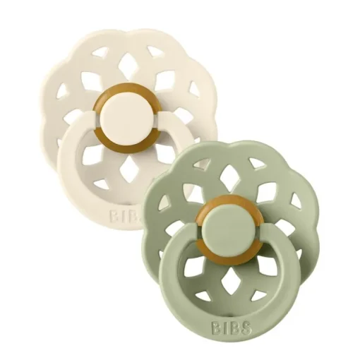 Bibs 2Pk Boheme Latex Str.2, Ivory/Sage