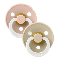 Bibs 2Pk Colour Glow Latex Str. 1, Blush/Vanilla Night
