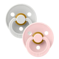 Bibs 2Pk Colour Latex Str.2, Haze/Blossom