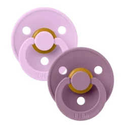 Bibs 2Pk Colour Latex Str.2, Violet Sky/Mauve