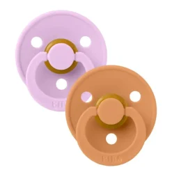 Bibs 2Pk Colour Latex Str.2, Violet Sky/Pumpkin