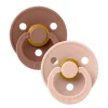 Bibs 2Pk Colour Latex Str.2, Blush/Woodchuck