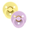Bibs 2Pk Colour Latex Str.2, Sunshine/Violet Sky