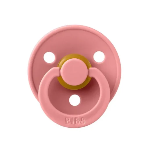 Bibs 2Pk Colour Latex Str.2, Dusty Pink/Elderberry