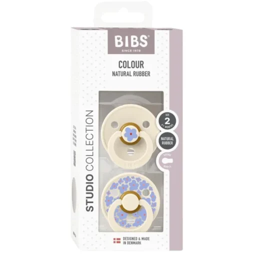 Bibs 2Pk Colour Latex Str.2, Studio Jasmine/Ivory Mix