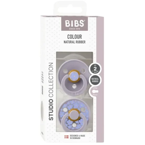 Bibs 2Pk Colour Latex Str.2, Studio Jasmine/Fossil Grey Mix