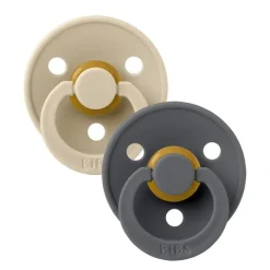 Bibs 2Pk Colour Str.2, Vanilla/Iron