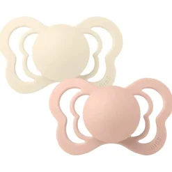 Bibs 2Pk Couture Latex Str.2, Ivory/Blush