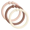 Bibs 12Pk Loops, Blush/Woodchuck/Ivory