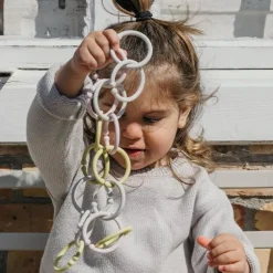 Bibs 12Pk Loops, Blush/Woodchuck/Ivory