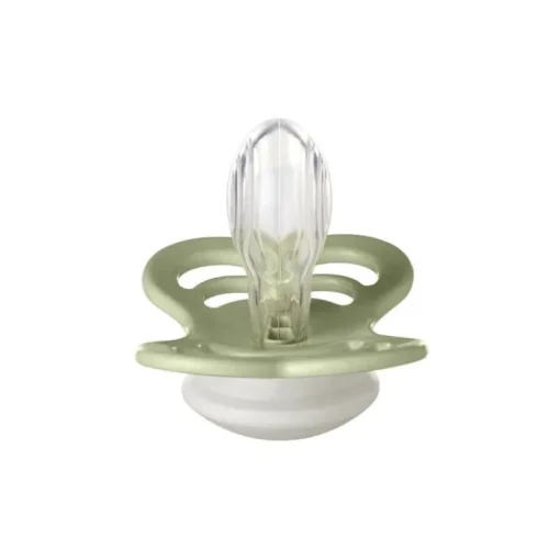 Bibs 2Pk Supreme Glow Silikone Str.2, Sage/Cloud Night