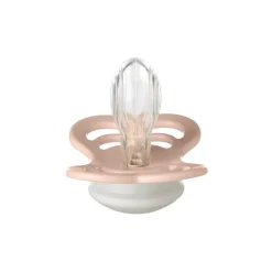 Bibs 2Pk Supreme Glow Silikone Str.2, Blush/Vanilla Night